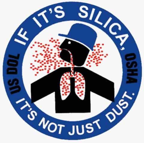 Silica Dust Warning Sign